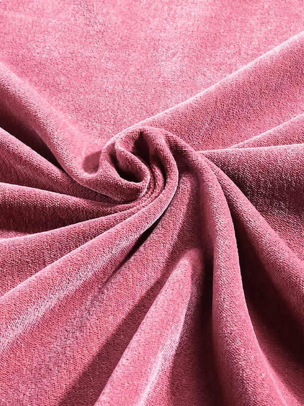 Effen zachte gerecyclede polyester chenillestof